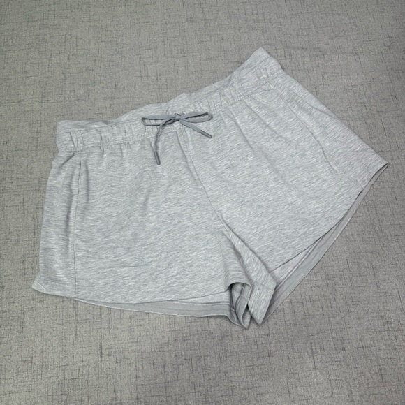 Lululemon Inner Glow High Rise Shorts Gray French Terry Modal 12 - Picture 4 of 7